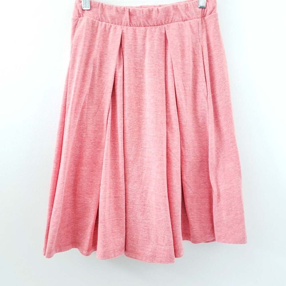 LuLaRoe Madison Heathered Red A-Line Skirt XS XSMALL Spring Summer XS